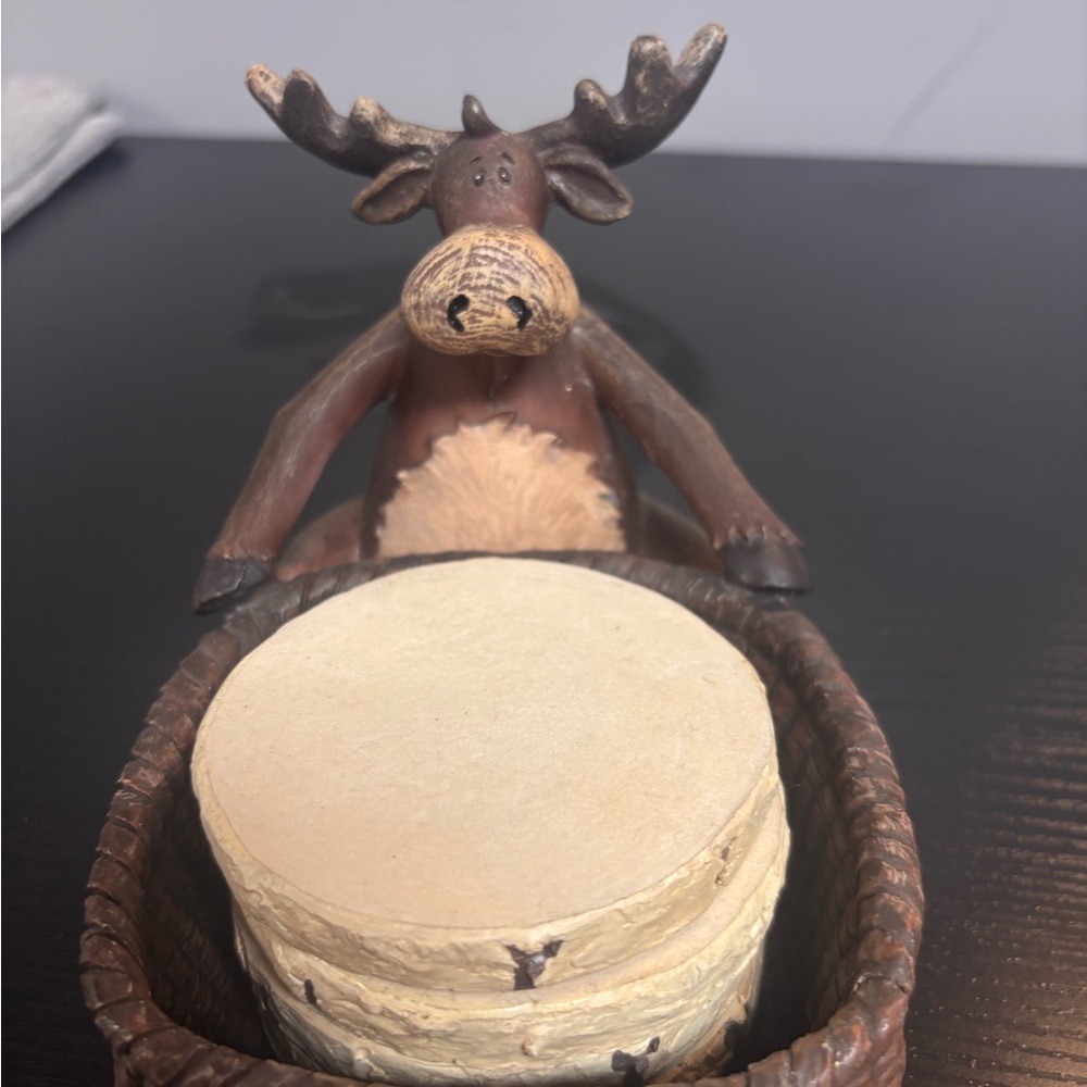 Rustic Moose Coaster Set - Picture 2 of 4